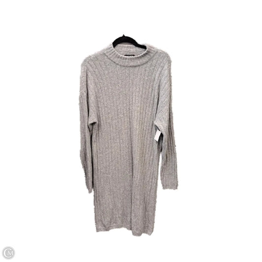 Dress Casual Midi By Hilary Radley In Grey, Size: L