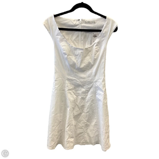 Dress Casual Midi By Abercrombie And Fitch In White, Size: S