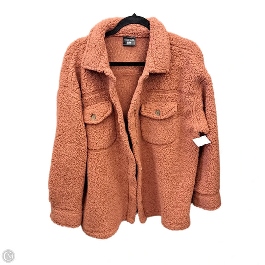 Jacket Faux Fur & Sherpa By 32 Degrees In Orange, Size: M