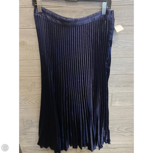 Skirt Midi By Express In Blue, Size: 8