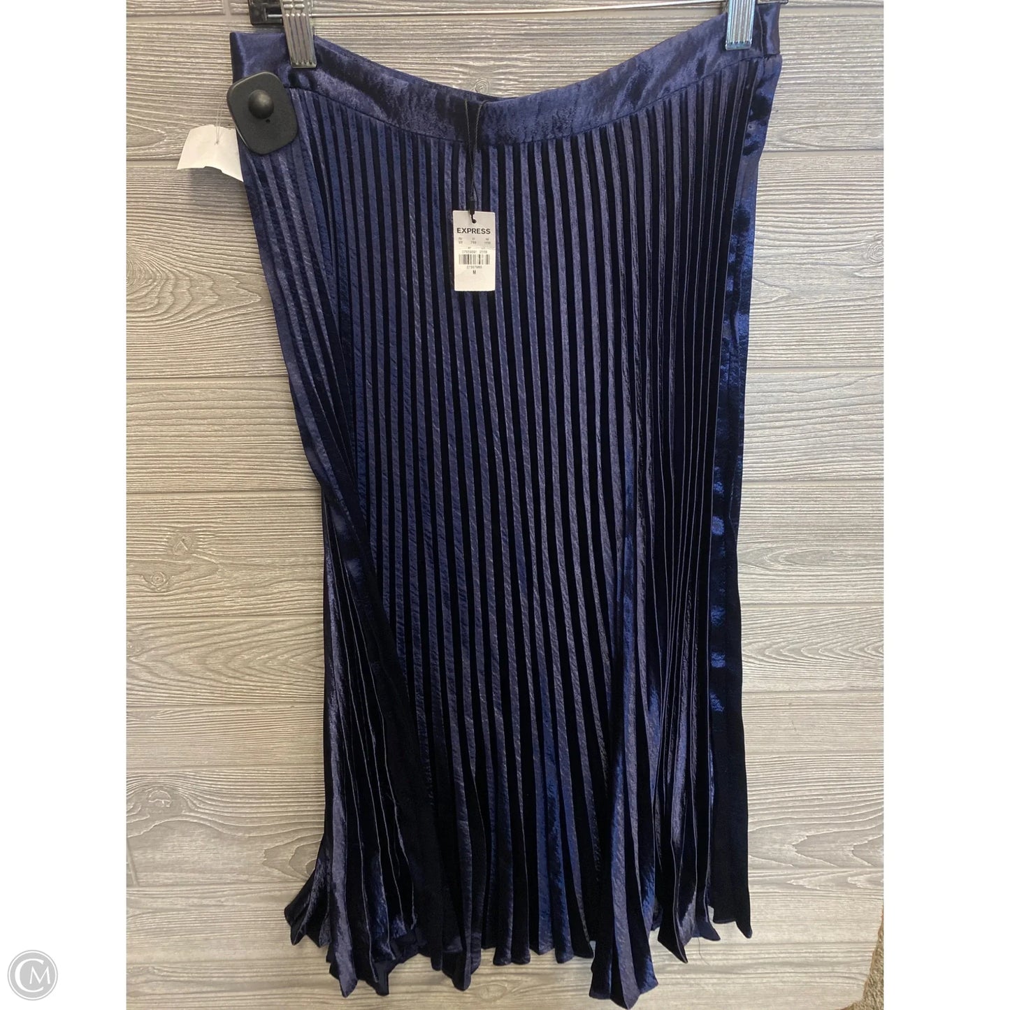 Skirt Midi By Express In Blue, Size: 8
