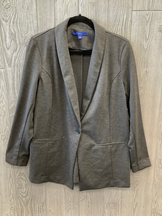 Blazer By Apt 9 In Grey, Size: L