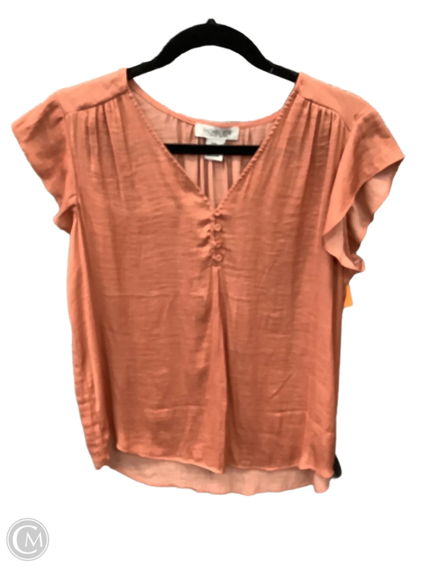Top Short Sleeve By Rachel Zoe In Orange, Size: M
