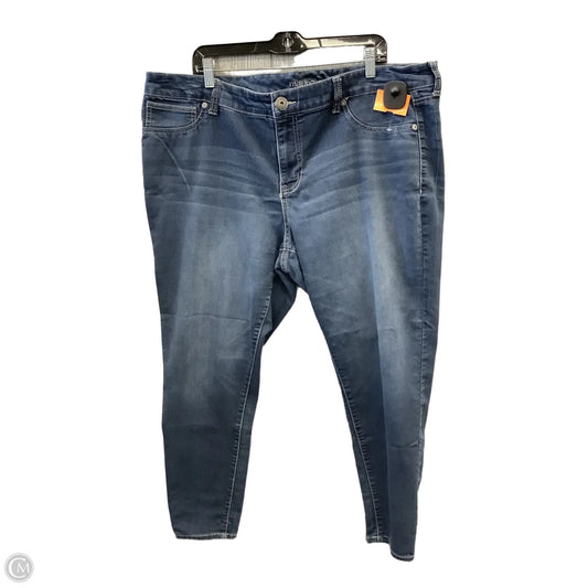 Jeans Skinny By Maurices In Blue Denim, Size: 22
