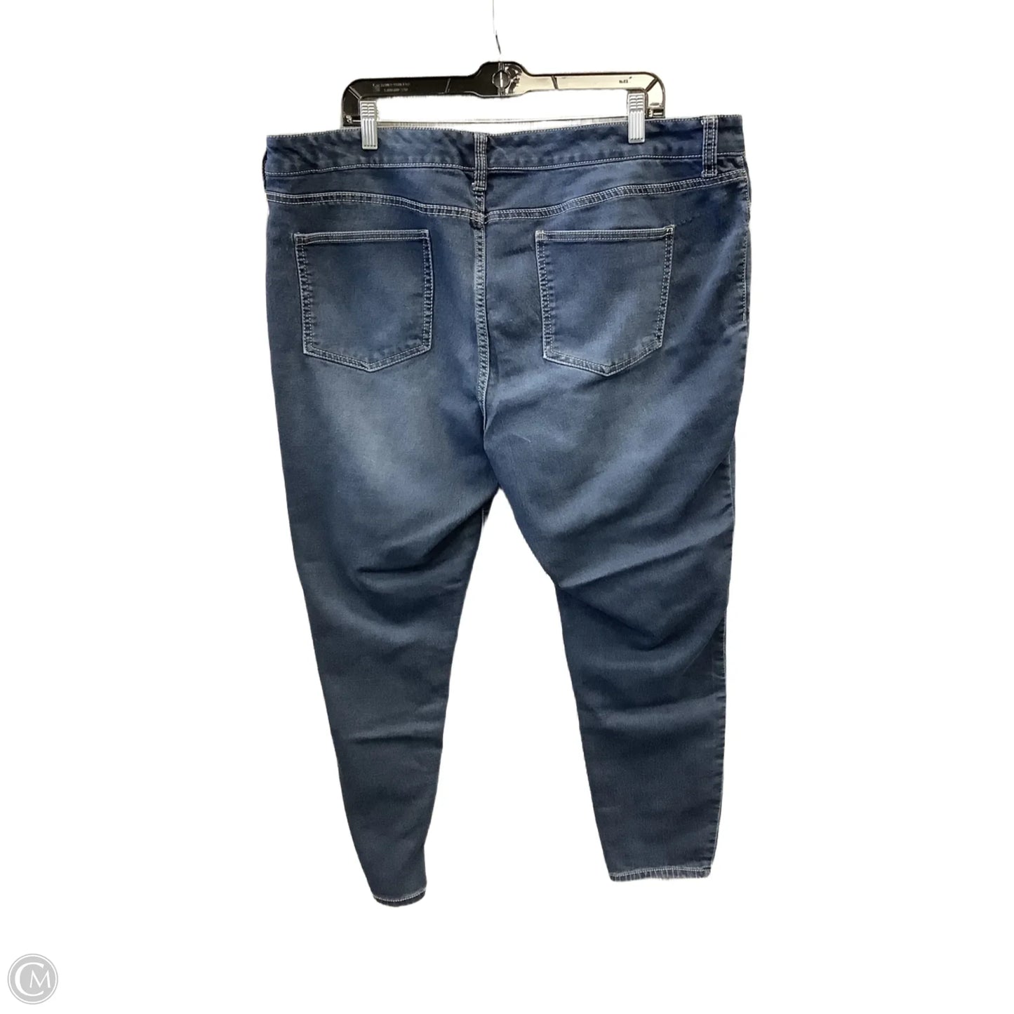 Jeans Skinny By Maurices In Blue Denim, Size: 22