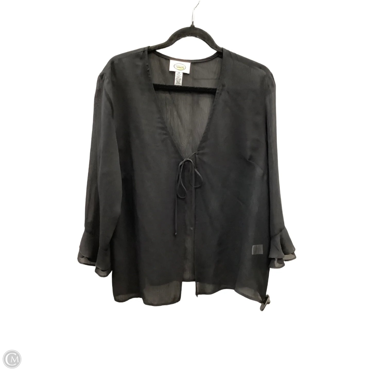 Cardigan By Talbots In Black, Size: Xl