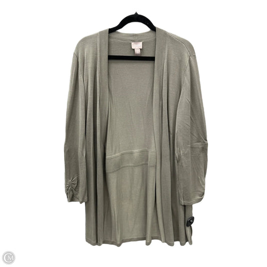 Cardigan By Chicos In Green, Size: L