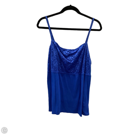 Top Cami By Lane Bryant In Blue, Size: 1x