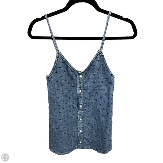 Top Sleeveless By Dl1961 In Blue Denim, Size: M