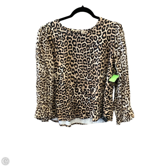 Top Long Sleeve By Chicos In Animal Print, Size: Xl