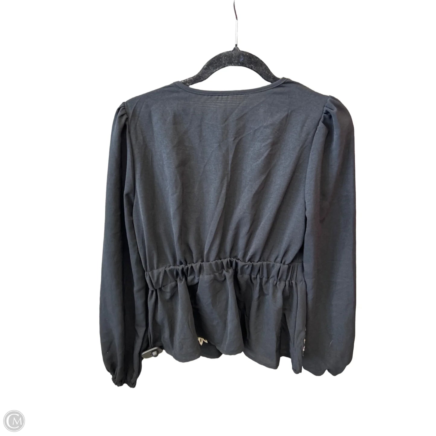 Top Long Sleeve By Shein In Black, Size: M