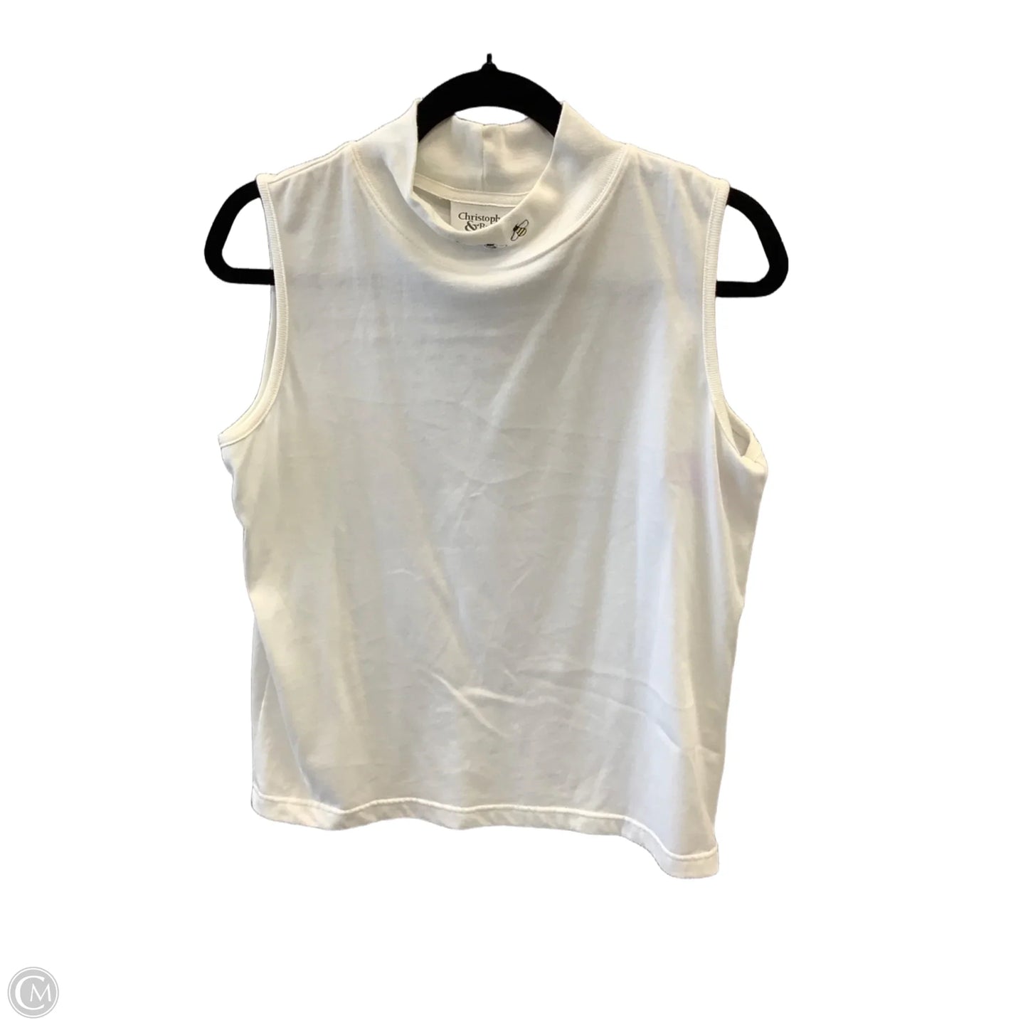 Top Sleeveless By Christopher And Banks In White, Size: M