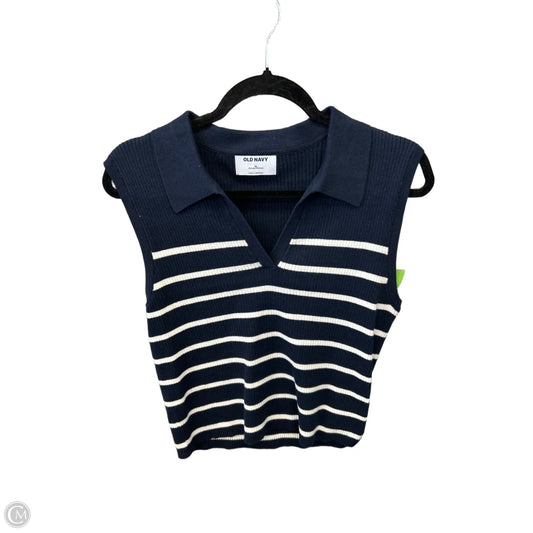 Vest Sweater By Old Navy In Navy, Size: Xl