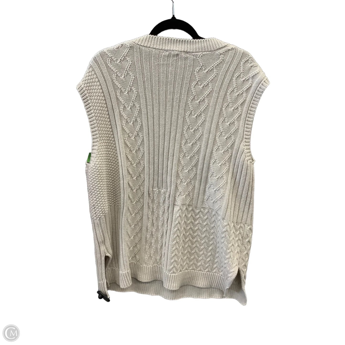 Vest Sweater By Olive And Oak In Cream, Size: L
