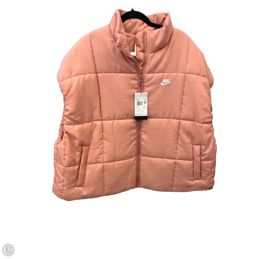 Vest Puffer & Quilted By Nike Apparel In Pink, Size: Xxl