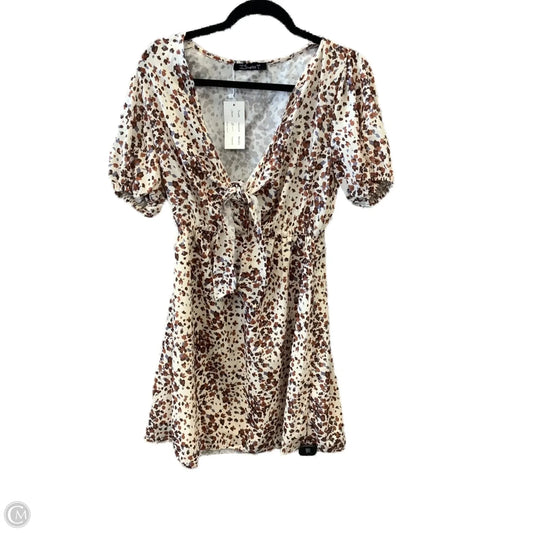 Dress Casual Midi By Clothes Mentor In Cream, Size: L