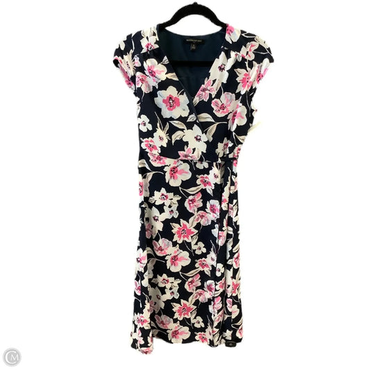 Dress Casual Midi By Banana Republic In Floral Print, Size: Xs