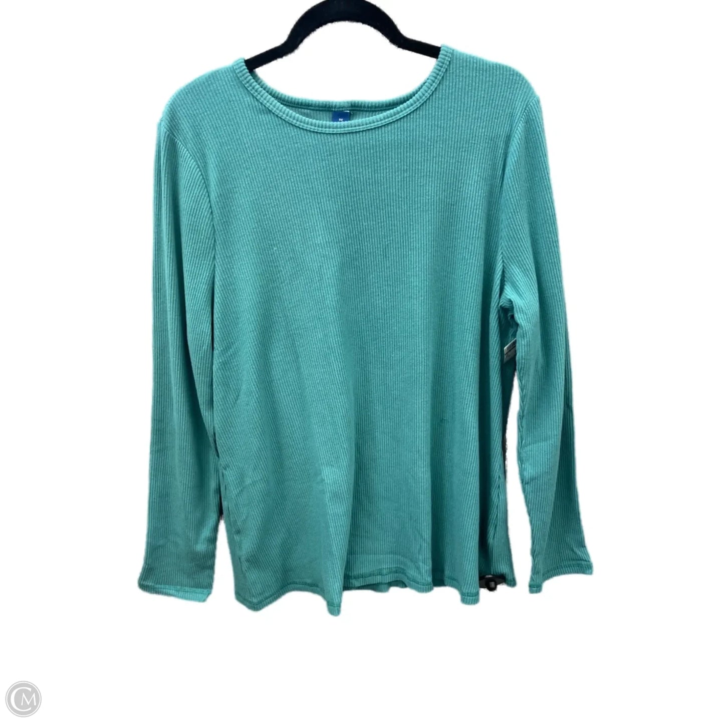 Top Long Sleeve By Old Navy In Teal, Size: 3x