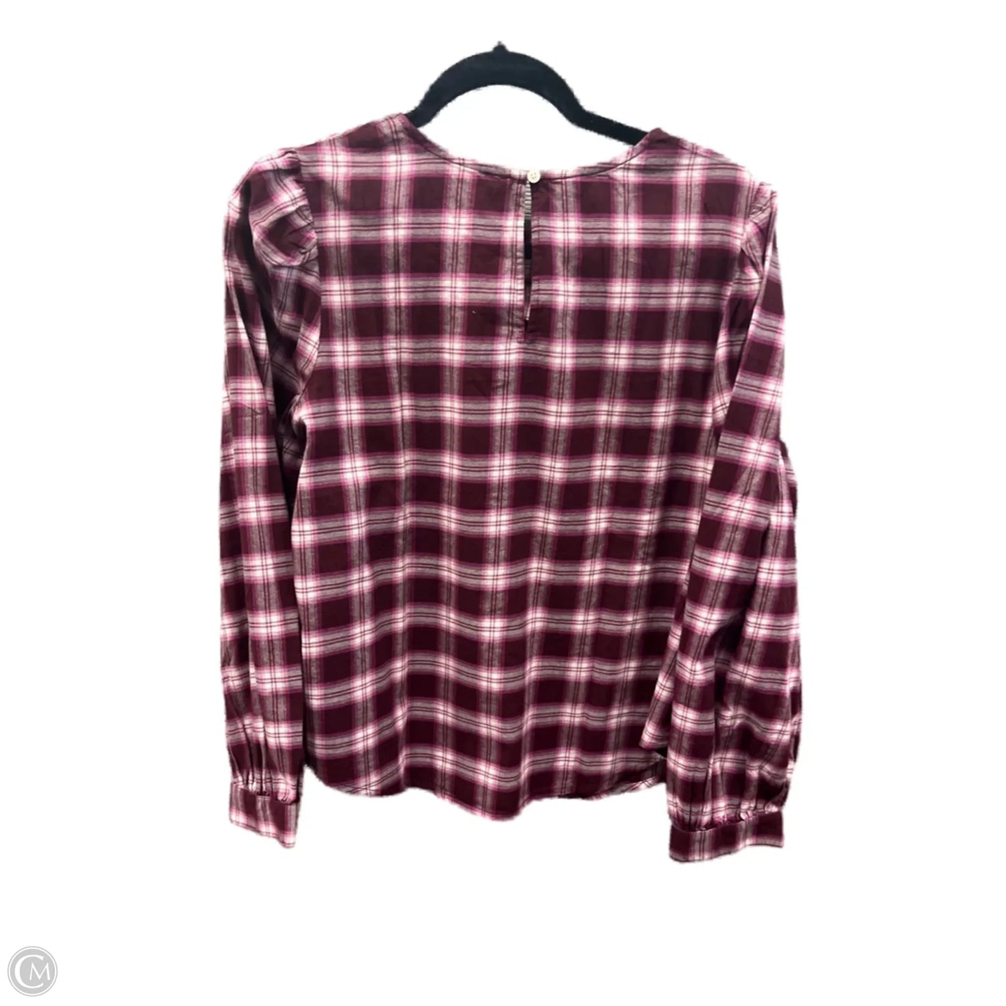 Top Long Sleeve By Loft In Purple, Size: L