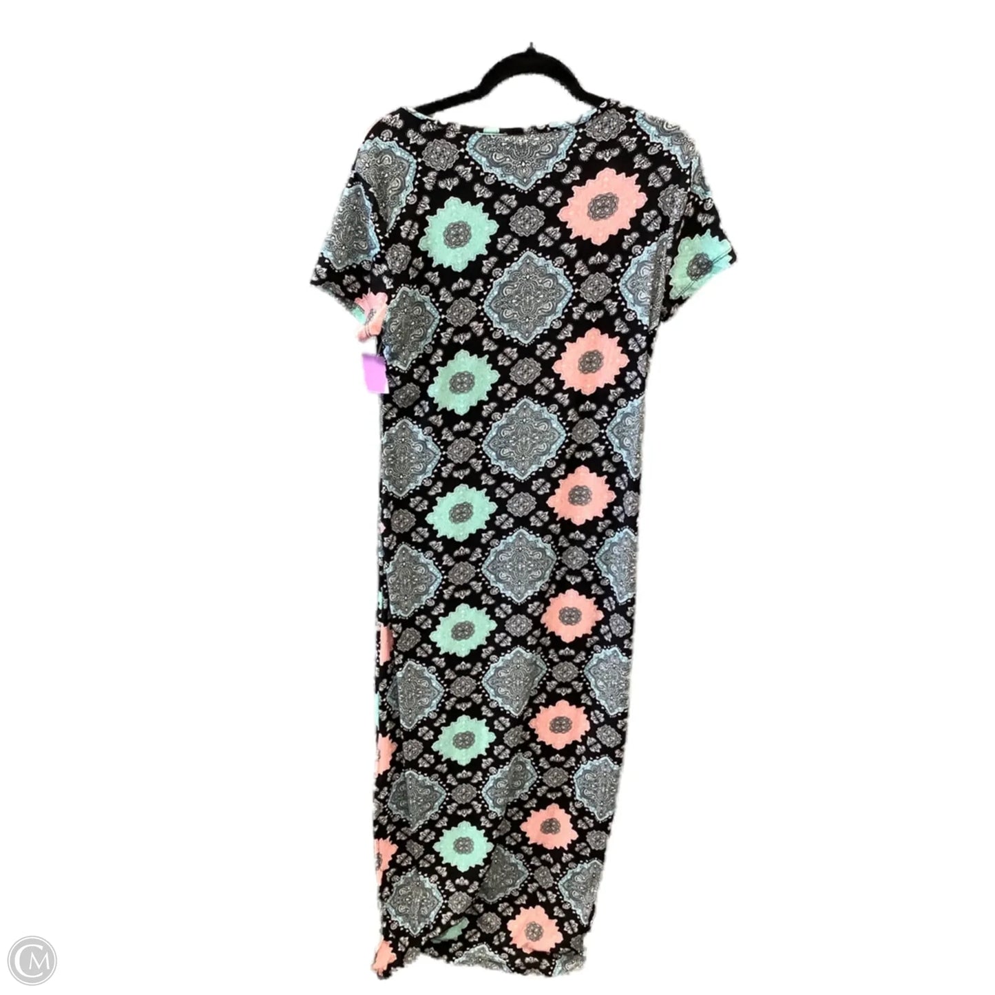 Dress Casual Maxi By Bobbie Brooks In Black, Size: L