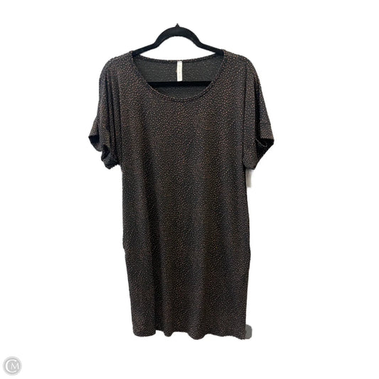 Dress Casual Short By Mts In Black & Brown, Size: M
