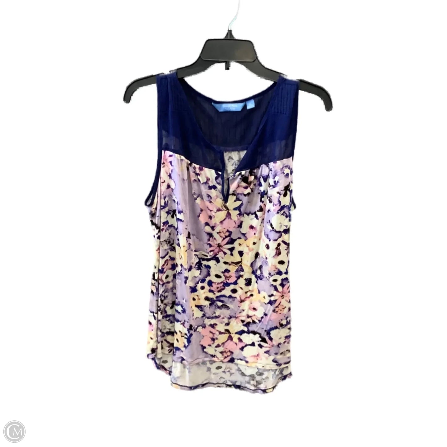 Top Sleeveless By Simply Vera In Purple, Size: Xl