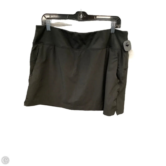 Athletic Skort By Mta Pro In Black, Size: Xl