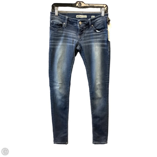 Jeans Skinny By Bke In Blue Denim, Size: 0