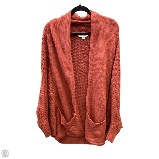 Sweater Cardigan By Davi & Dani In Orange, Size: M