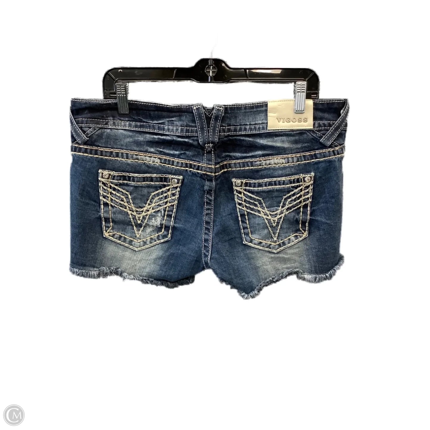 Shorts By Vigoss In Blue Denim, Size: 14