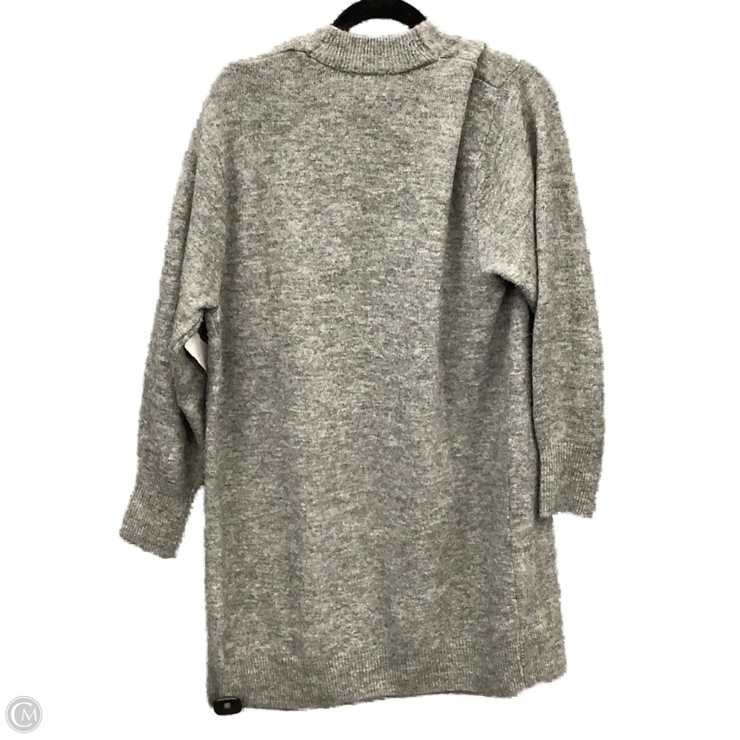 Sweater Cardigan By H&m In Grey, Size: Xs