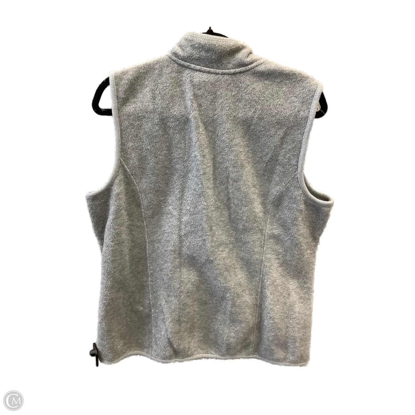 Vest Fleece By Karen Scott In Grey, Size: Lp