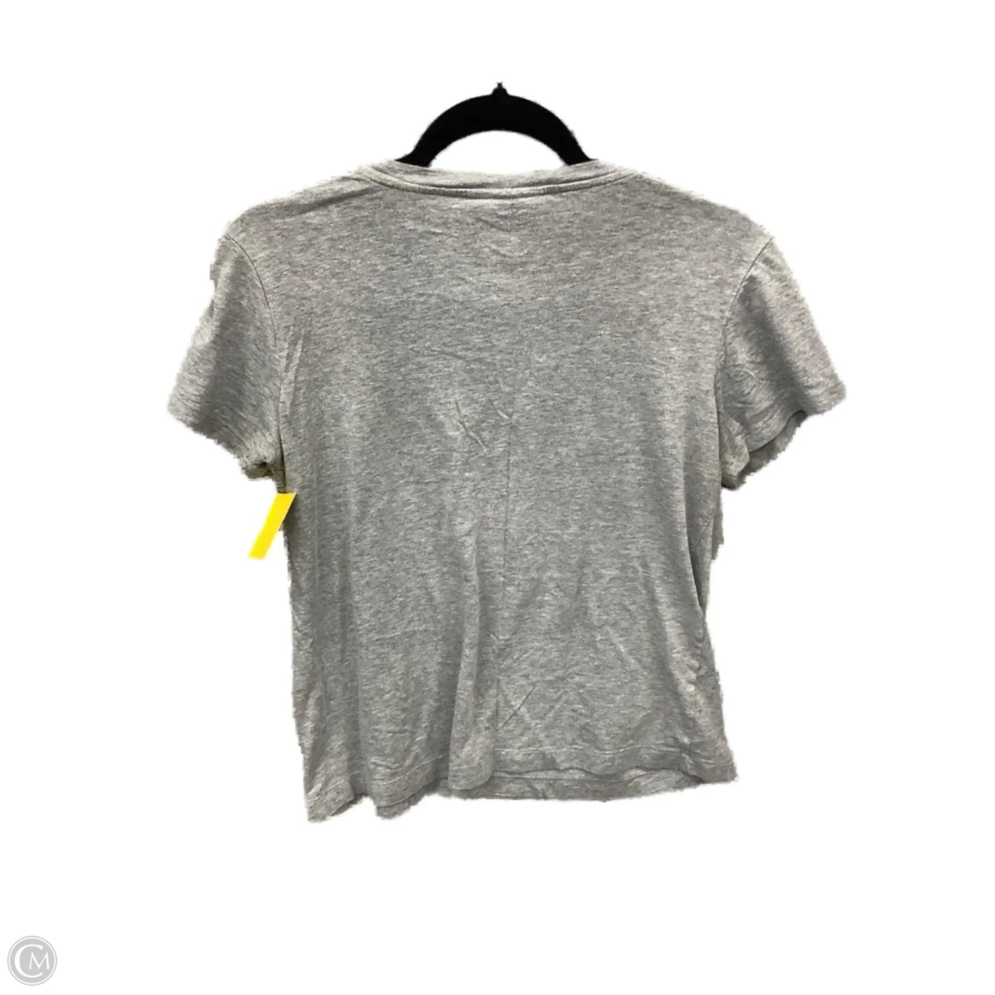 Top Short Sleeve By Dkny In Grey, Size: S