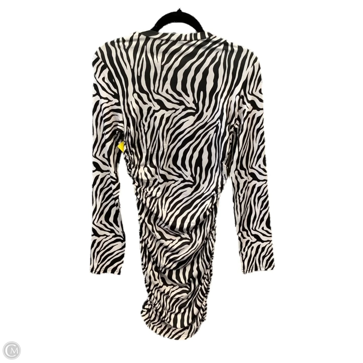 Dress Casual Midi By Clothes Mentor In Zebra Print, Size: M
