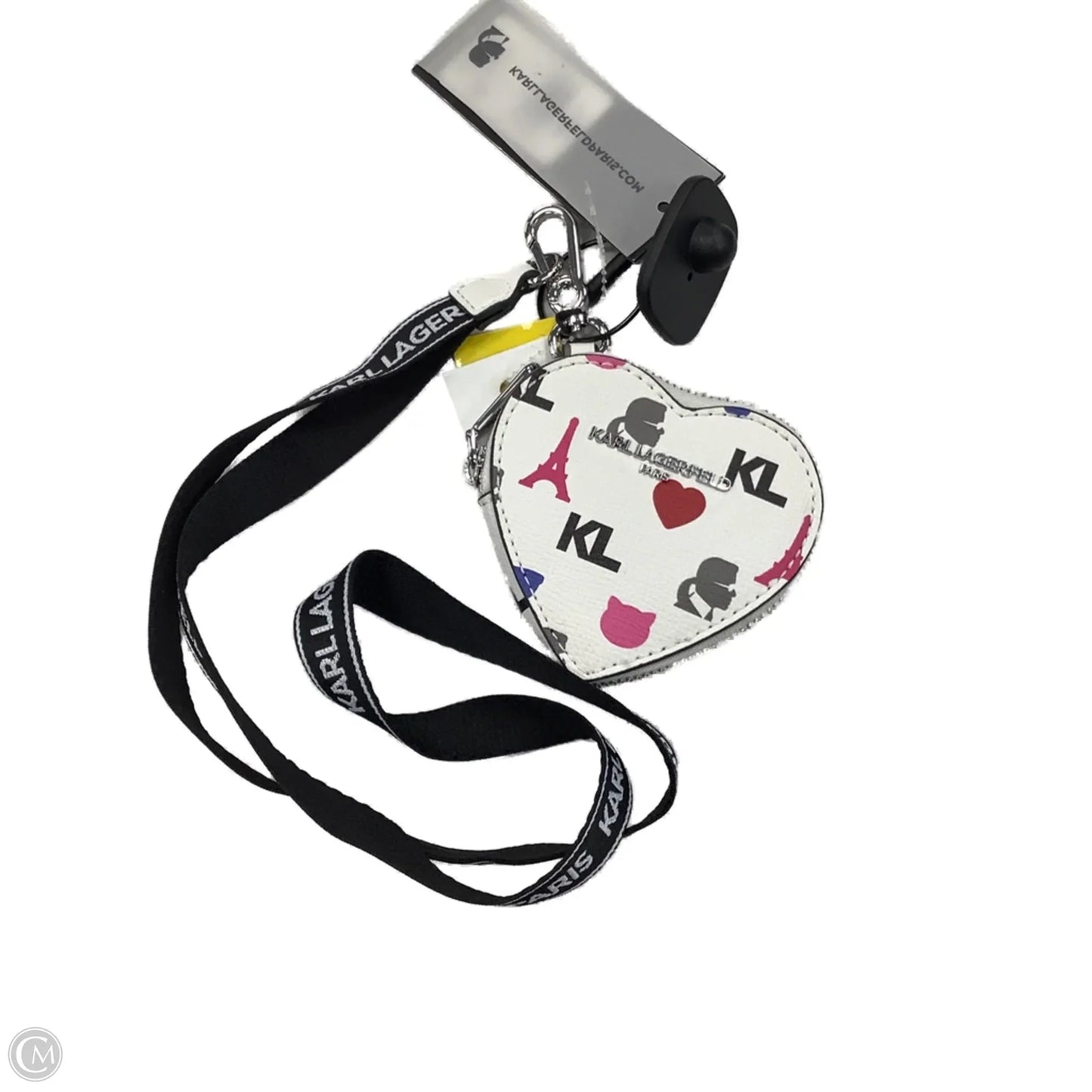 Coin Purse Designer By Karl Lagerfeld, Size: Small
