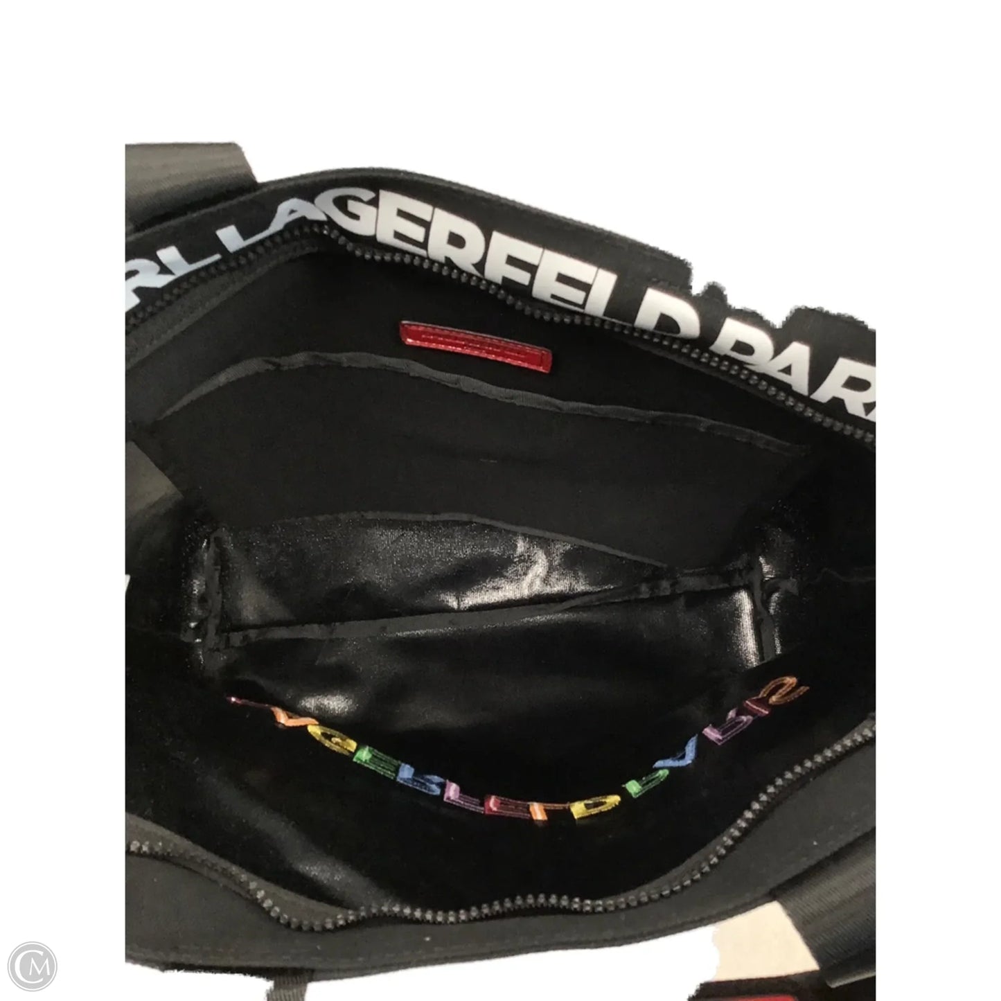 Tote Designer By Karl Lagerfeld, Size: Large