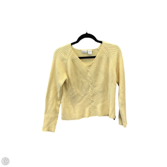 Sweater By Northcrest In Yellow, Size: S