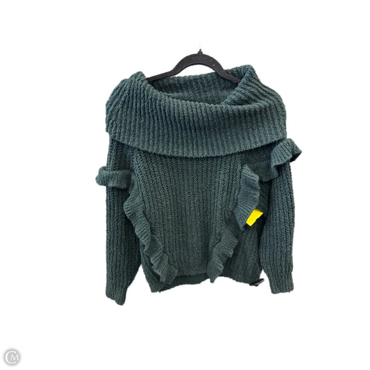 Sweater By Express In Green, Size: S
