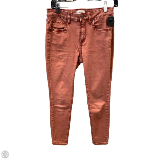 Jeans Skinny By Sonoma In Orange, Size: 4