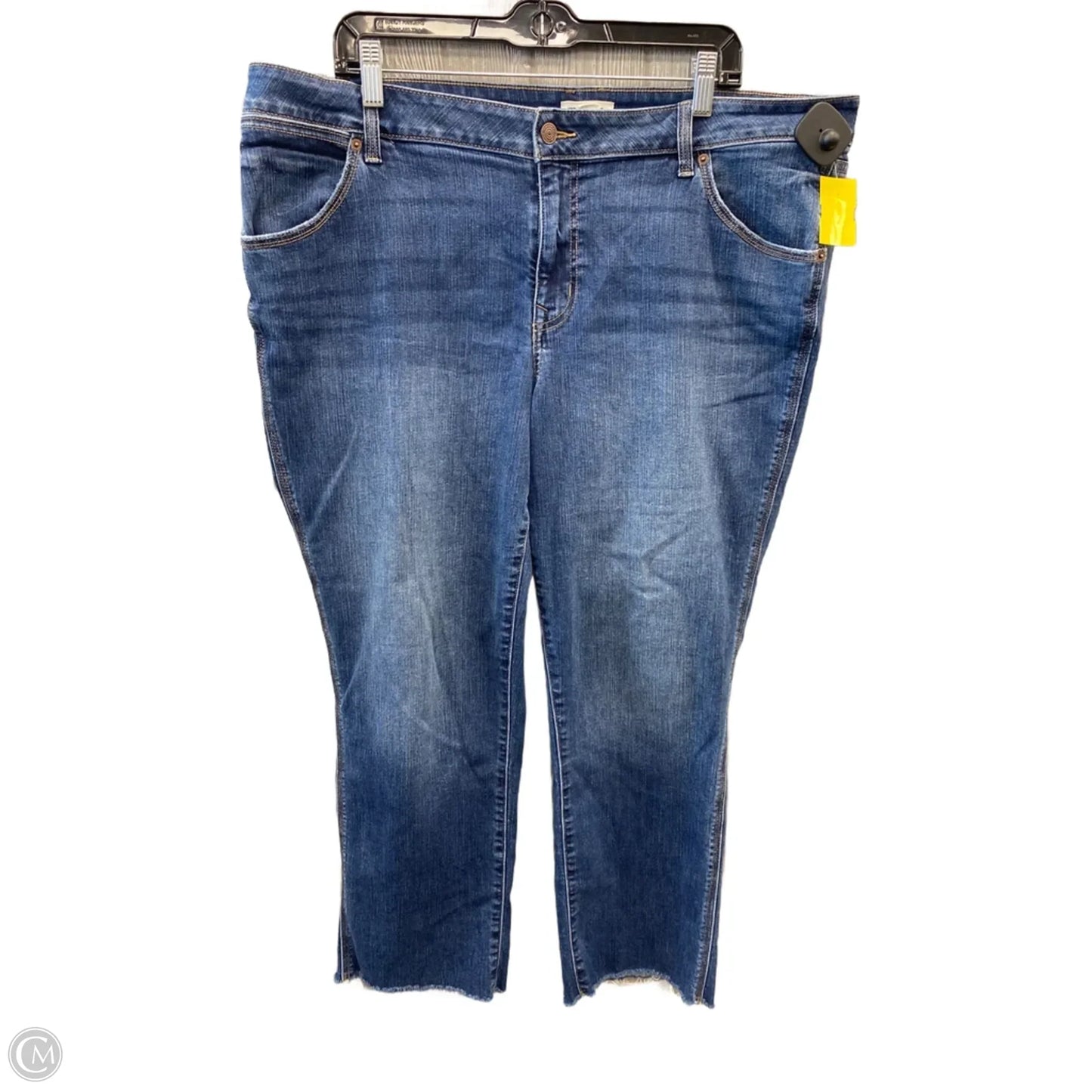 Jeans Straight By Maurices In Blue Denim, Size: 20