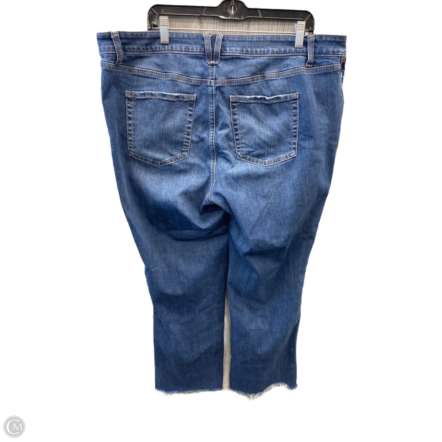 Jeans Straight By Maurices In Blue Denim, Size: 20