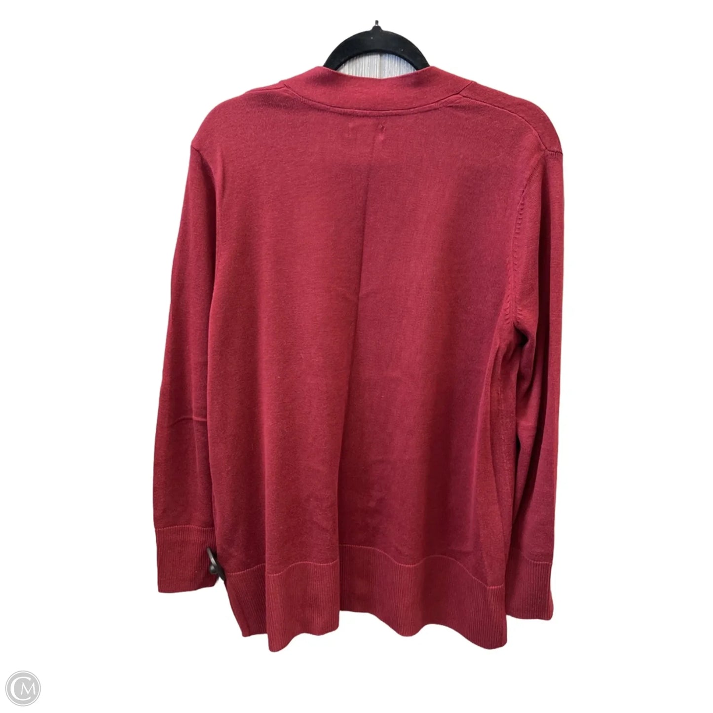 Cardigan By Croft And Barrow In Red, Size: Xl