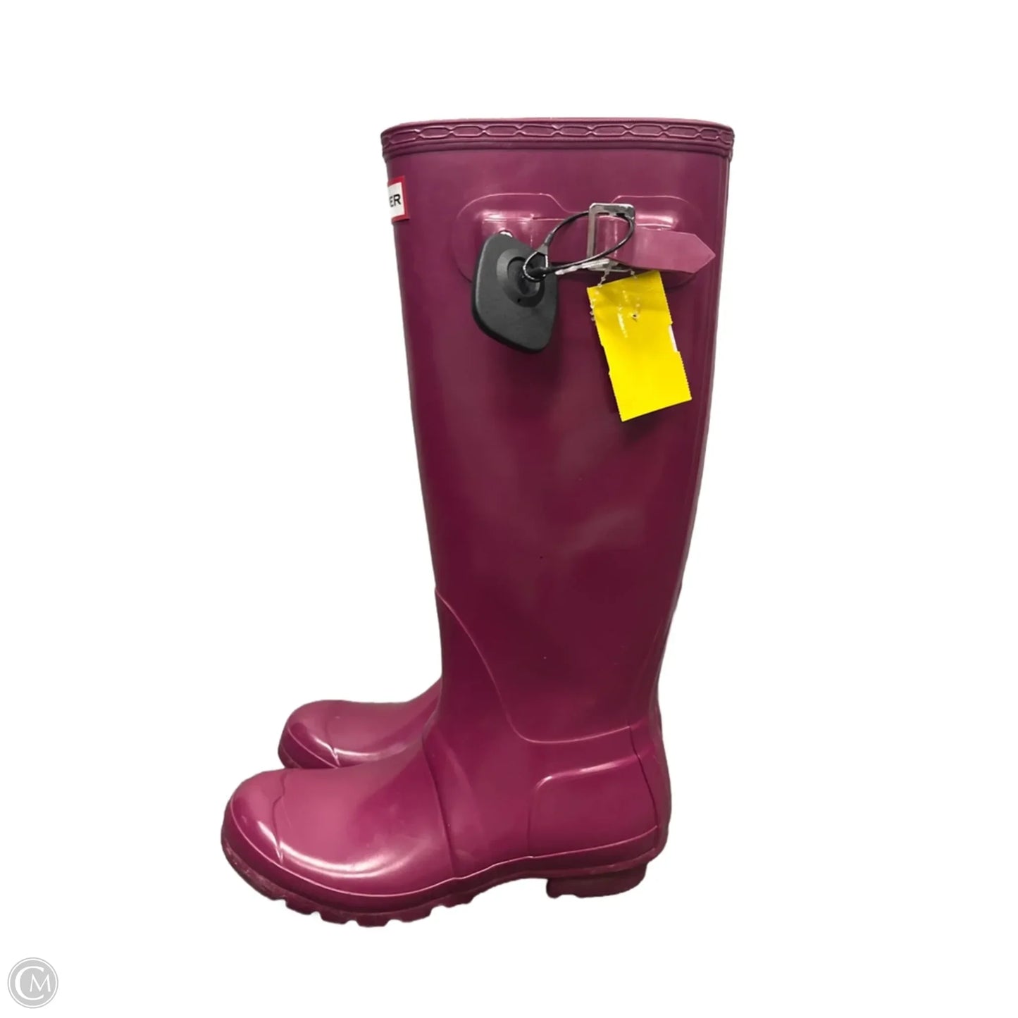 Boots Rain By Hunter In Purple, Size: 7