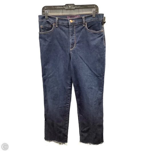 Jeans Straight By Gloria Vanderbilt In Blue Denim, Size: 10