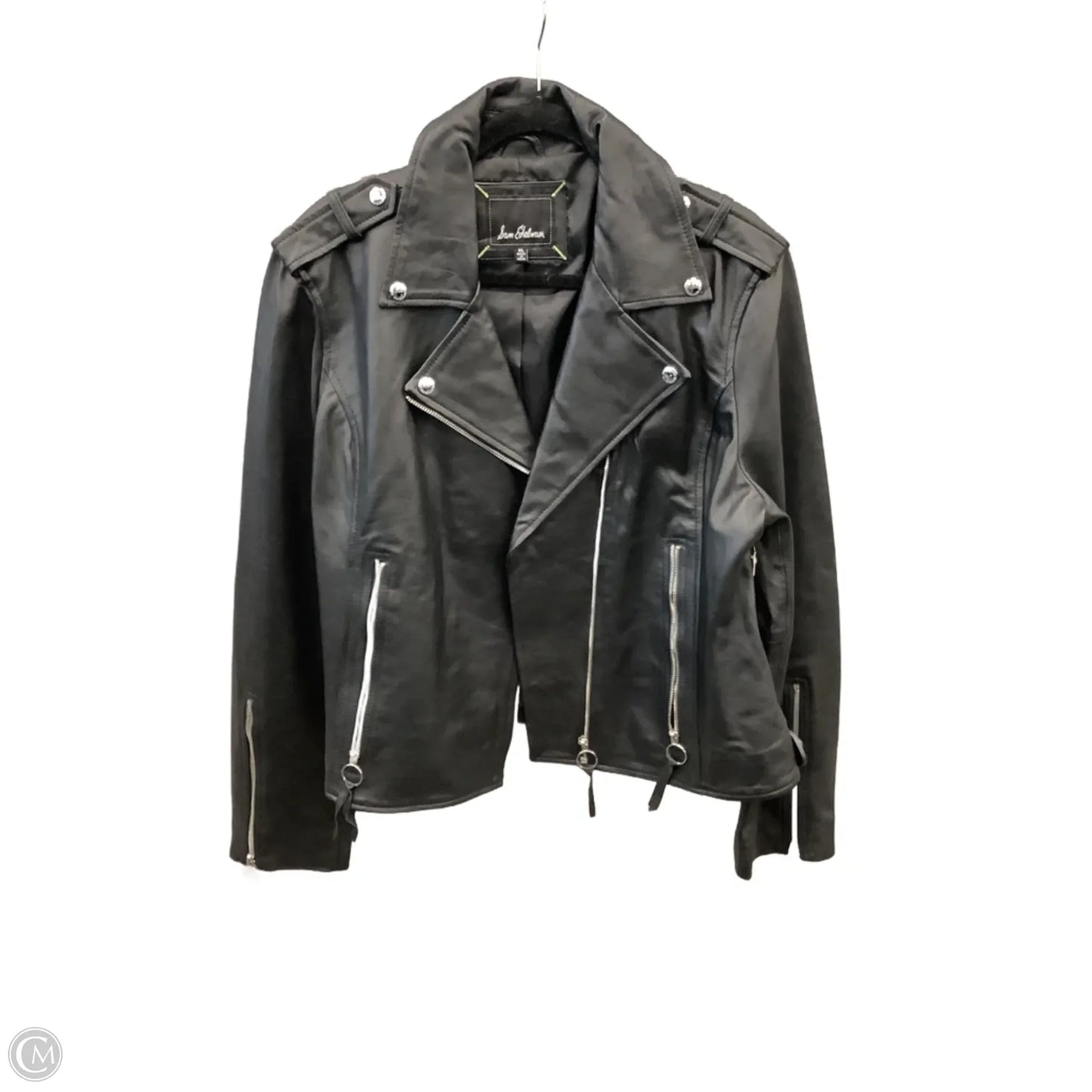 Jacket Leather By Sam Edelman In Black, Size: Xl