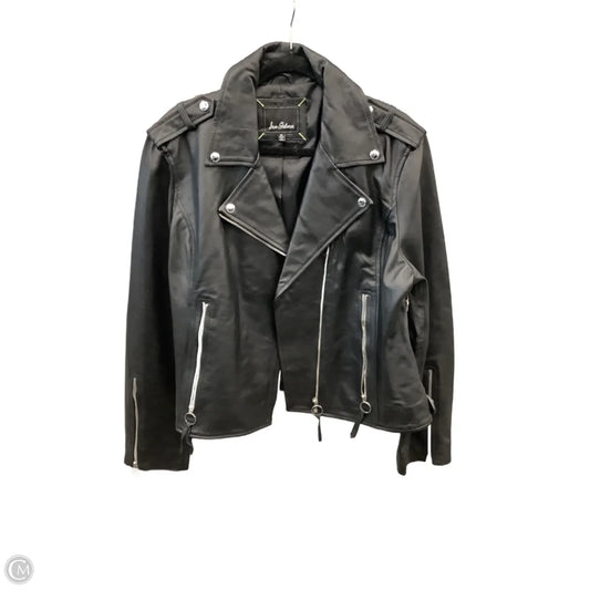 Jacket Leather By Sam Edelman In Black, Size: Xl