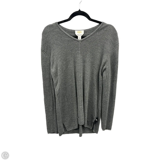 Sweater By Talbots In Grey, Size: L