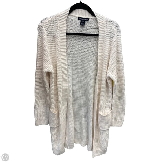 Sweater Cardigan By Soho Apparel In Pink, Size: M