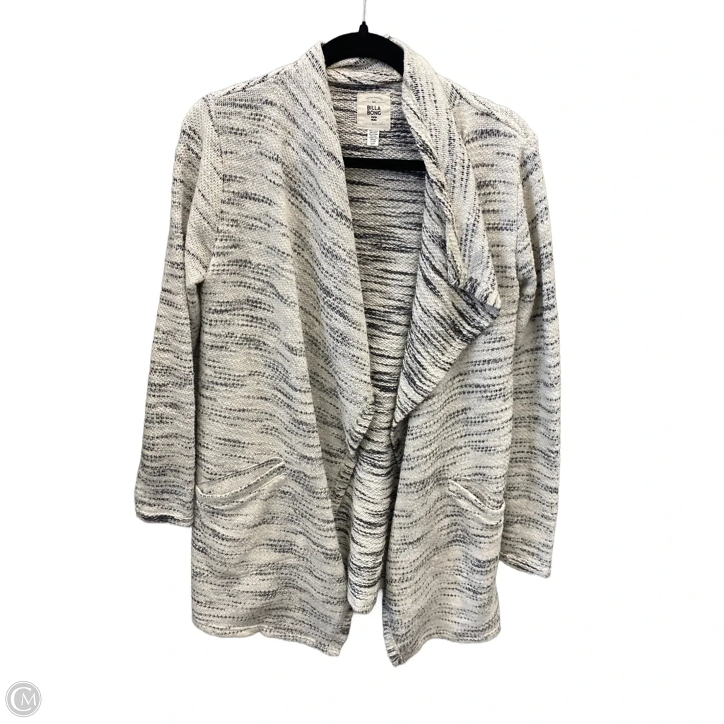 Cardigan By Billabong In Cream & Grey, Size: S