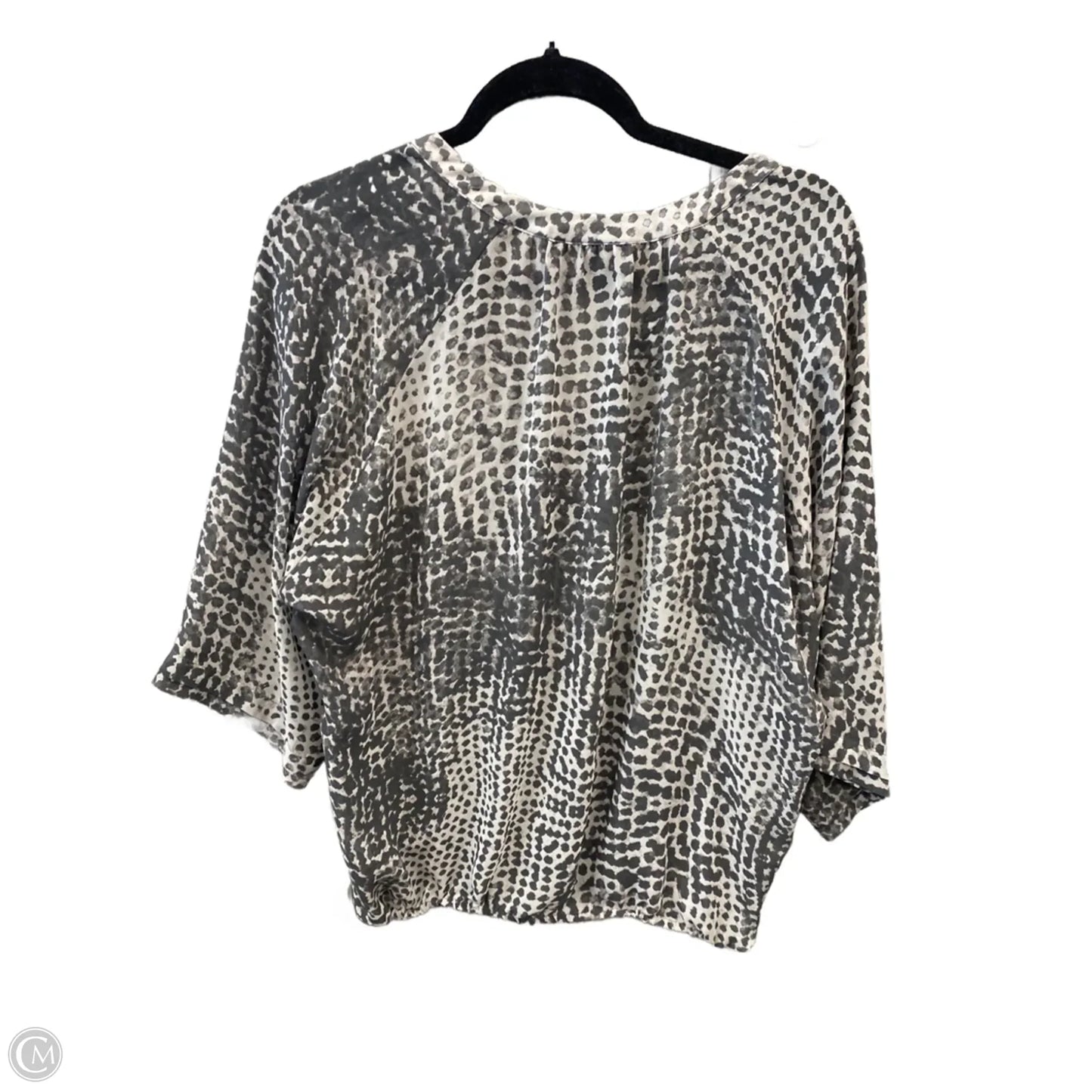Top Long Sleeve By Ana In Grey, Size: M